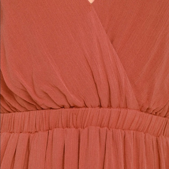 Lost in Paradise Rusty Rose Maxi Dress - Picture 6 of 6